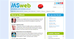 Desktop Screenshot of msweb.nl