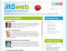 Tablet Screenshot of msweb.nl