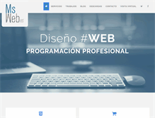 Tablet Screenshot of msweb.es